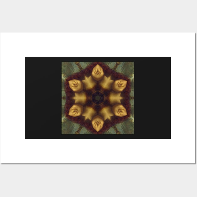 Mandalisa Kaleidoscope Pattern (Seamless) 7 Wall Art by Swabcraft